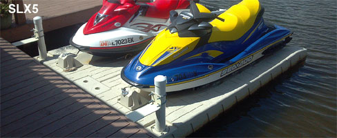 side by side jet ski docks