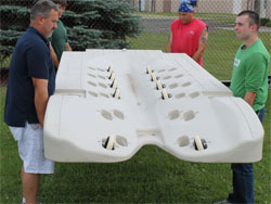 Installing a jet ski dock