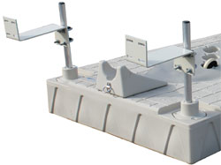 connect ski jet float to dock