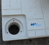 pier pipe holes for jet ski float