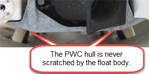 pwc jet ski dock rollers